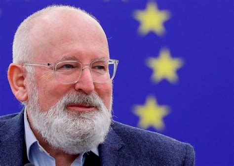 EU climate chief Frans Timmermans says he wants to lead combined center-left bloc in Dutch elections